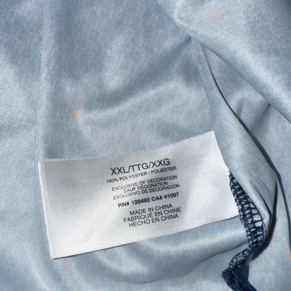 Men's Greg Norman guitar Blue Patterned Shirt - Picture 6 of 7